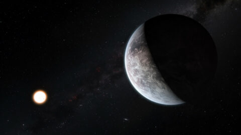 Künstlerische Darstellung des Planeten um den sonnenähnlichen Stern HD 85512, der an der Europäischen Südsternwarte (ESO) in Chile entdeckt wurde. (Bild: ESO/M. Kornmesser)