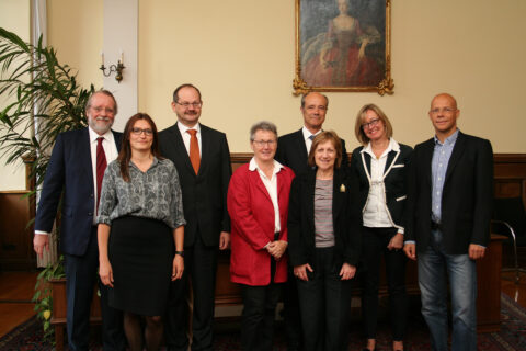 Die FAU freute sich über den Besuch von Prof. Judy Raper, Deputy Vice-Chancellor der University of Wollongong. (Bild: FAU/Regine Oyntzen)