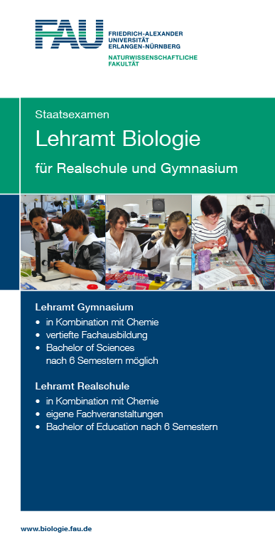 4-Screen Studiengang Lehramt Biologie (Bild: FAU)