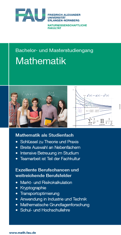 4-Screen Studiengang Mathematik (Bild: FAU, Fotolia)