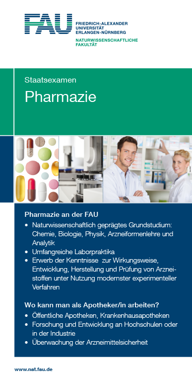4-Screen Studiengang Pharmazie (Bild: FAU, Fotolia)