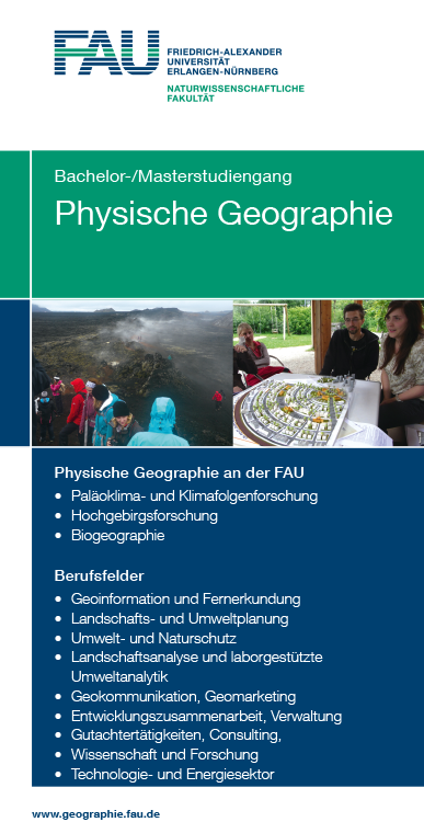 4-Screen Studiengang Physische Geographie (Bild: FAU)