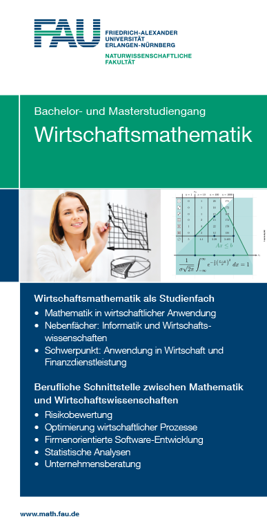 4-Screen Studiengang Wirtschaftsmathematik (Bild: FAU, Fotolia)