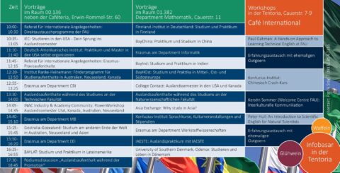 Zum Artikel "International Day am 8. November 2017 an der Naturwissenschaftlichen Fakultät"