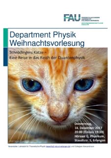 Zum Artikel "Weihnachtsvorlesung am Department Physik"