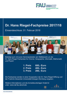 Zum Artikel "Schüler-Wettbewerb Dr. Hans Riegel-Fachpreise: Bewerbung noch bis 1. Februar möglich"