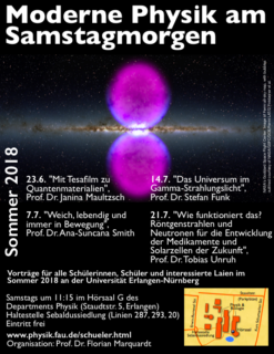 Flyer Moderne Physik am Samstagmorgen