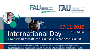 Zum Artikel "International Day am 7. November 2018 an der Naturwissenschaftlichen Fakultät"