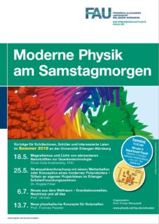 Poster zu Moderne Physik am Samstagmorgen, siehe auch. http://www.theorie2.physik.uni-erlangen.de/index.php/Moderne_Physik_am_Samstagmorgen