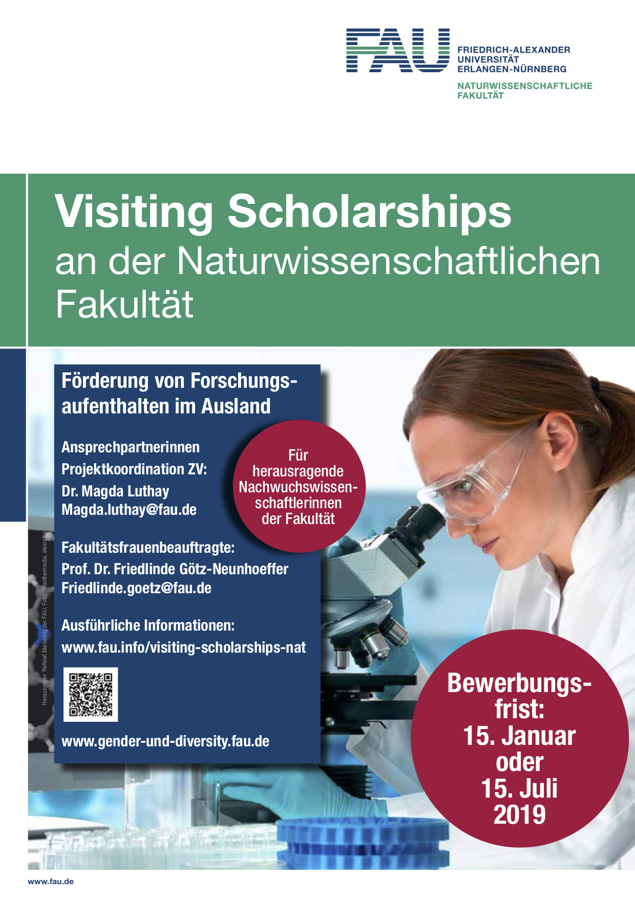 Zum Artikel "Visiting Scholarship – Bewerbungsfrist 15. Juli 2019"