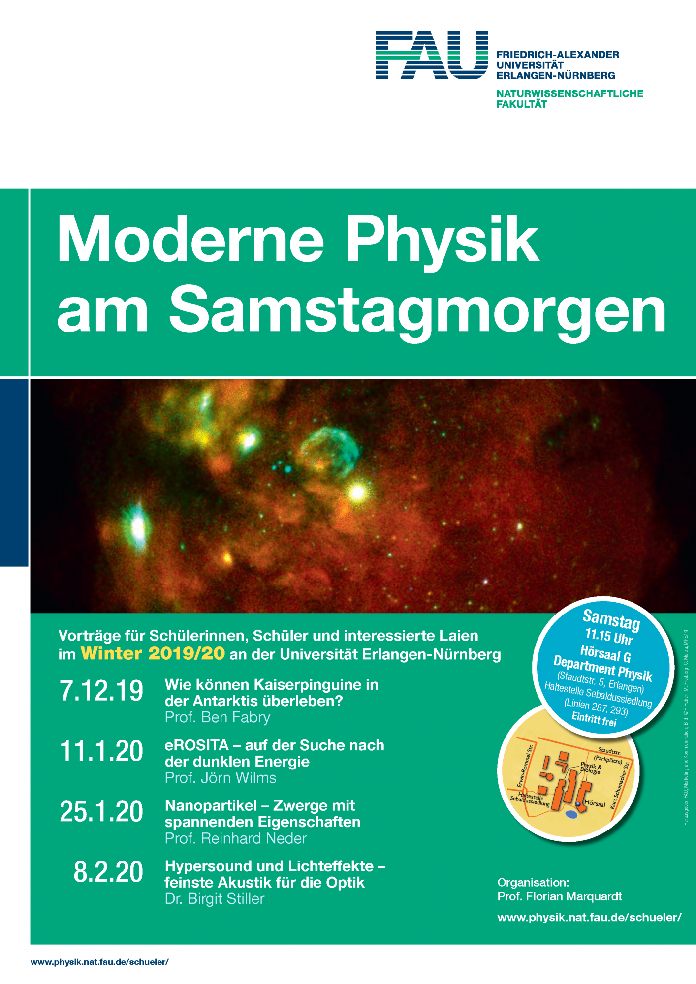 Zum Artikel "Vortragsreihe “Moderne Physik am Samstagmorgen” startet am 7.12.19"