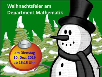 Zum Artikel "Weihnachtsvorlesung des Departments Mathematik am 10.12.2019"