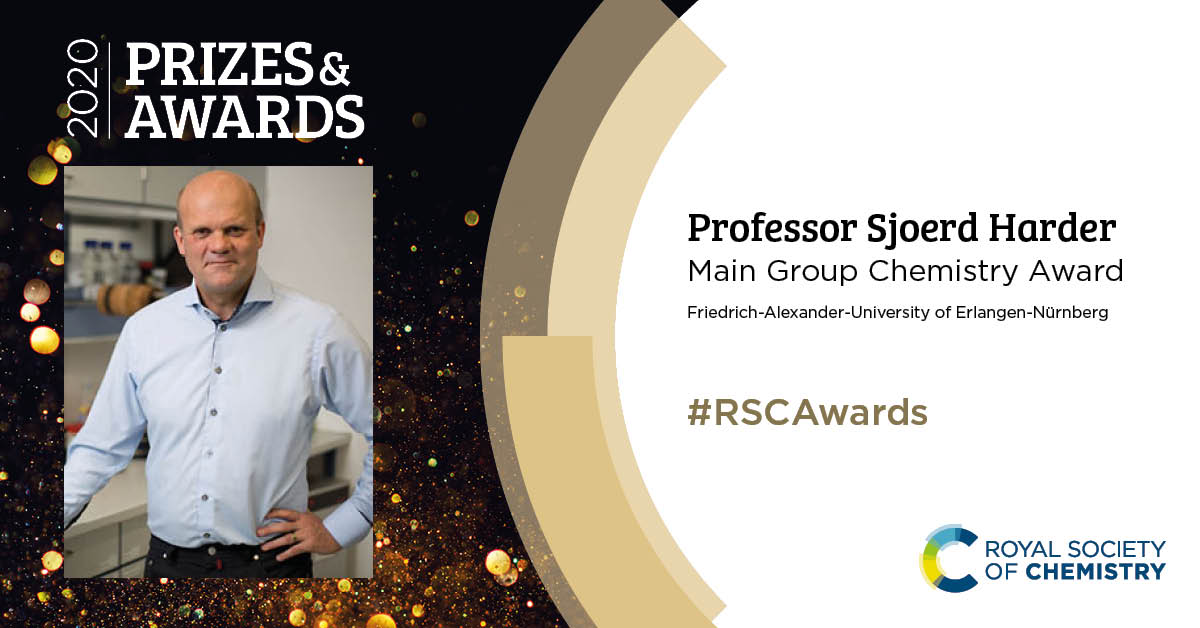 Zum Artikel "Prof. Dr. Sjoerd Harder erhält Royal Society of Chemistry Award"