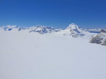 Das patagonische Inlandseis erstreckt sich über eine Fläche von rund 18.000 Quadratkilometer und ist damit in etwas so groß wie Rheinland-Pfalz. (Bild: FAU/Matthias Braun)