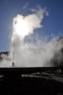 Das Foto zeigt eine heiße Quelle in Karlsbad, Tschechien (Foto: J. Barth)