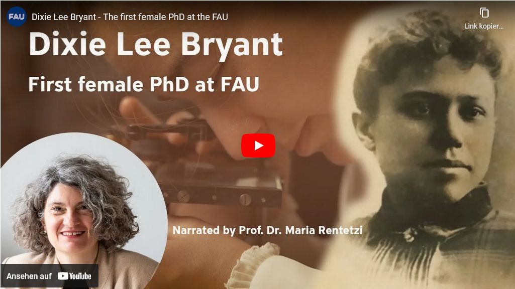 Zum Artikel "Pionierin in der Geologie: Dixie Lee Bryant promovierte als erste Frau an der FAU"
