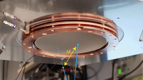 Mit diesem energie- und ortsauflösenden Elektronendetektor haben die Physiker die Elektronenpulse gemessen.