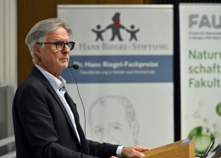 Karl-Heinz Schupp, Beirat der Dr. Hans Riegel-Stiftung. (Foto: Harald Sippel / FAU)