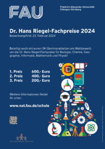 Poster zum Dr. Hans Riegel-Wettbewerb 2024