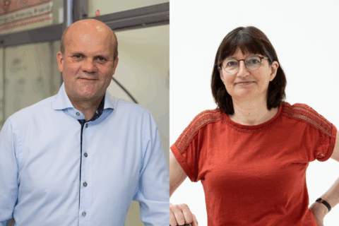 Chemiker Prof. Dr. Sjoerd Harder und Physikerin Prof. Dr. Maria Chekhova sind mit jeweils einem der begehrten Advanced Grants des Europäischen Forschungsrats (European Research Council – ERC) ausgezeichnet worden. (Fotos: FAU/Erich Malter (li.); FAU/Georg Pöhlein)
