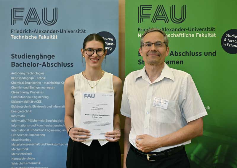 Stella Neumeyer und Prof. Dr. Neder