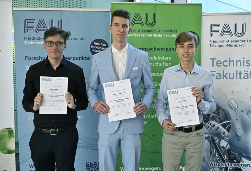 Von links nach rechts. Lukas Gallasch, Constantin Aschenbrenner und Samuel Schier
