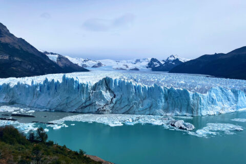 Frontseite des Perito Moreno-Gletschers. (Bild: Moritz Koch)